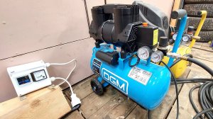 Как подключить дополнительный ресивер к компрессору DGM AC-225F