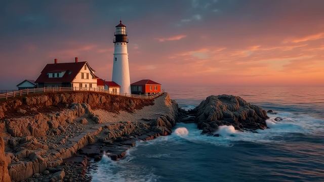 Unwind With Deep Work Chillout Music ~ Serene Ocean Waves & Golden Hour Ambiance