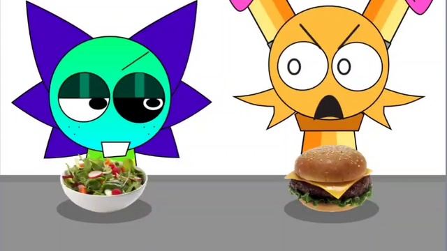 "ТЫ ВСЁ ЕЩЁ ТОЛСТАЯ!" Спрунки анимация Сера х Пенз смотреть онлайн