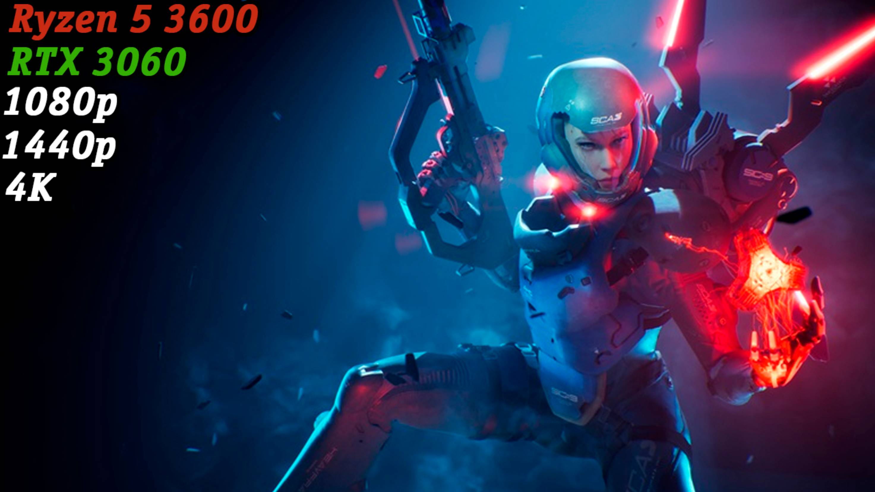 Metal Eden | Тест сборки Ryzen 5 3600 + RTX 3060 | 1080p, 1440p, 4K смотреть онлайн