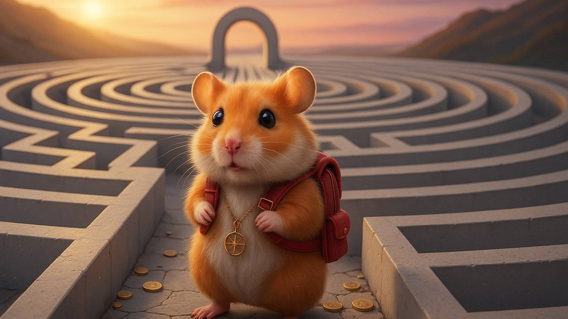 Хомяк Фантик проходит лабиринт. Видео для детей. Видео с животными. Хомяк в лабиринте| Hamster Maze