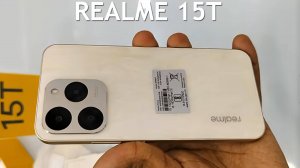 Realme 15T первый обзор на русском