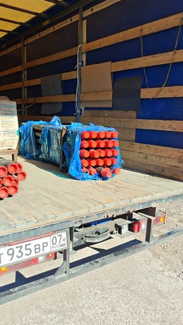 Отгрузили штанги ГНБ в Саратов 40 штук: Бурильные штанги, LM, Ø 76мм*10мм*3000мм, S135 резьба -NC26