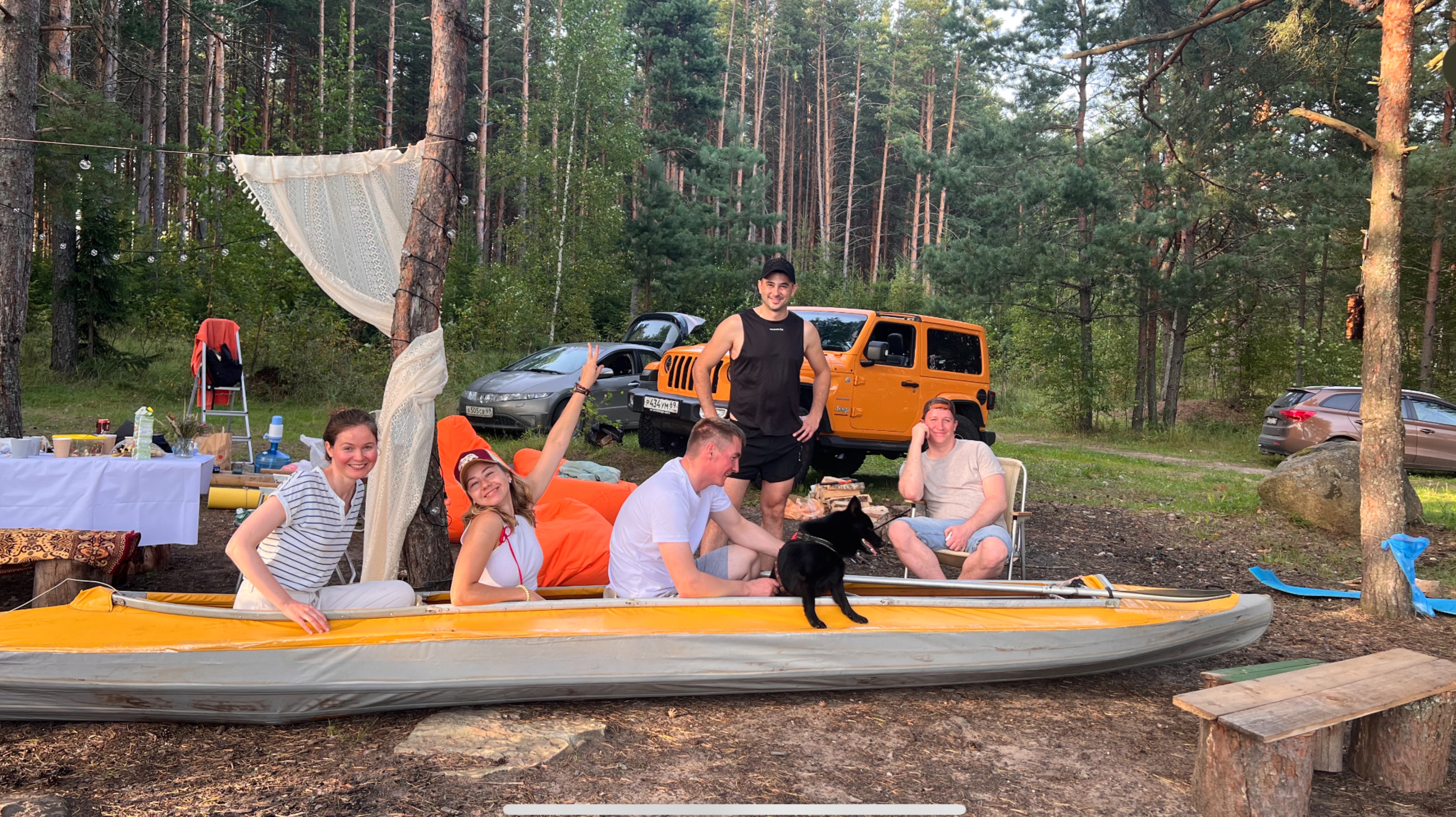 ДР на природе