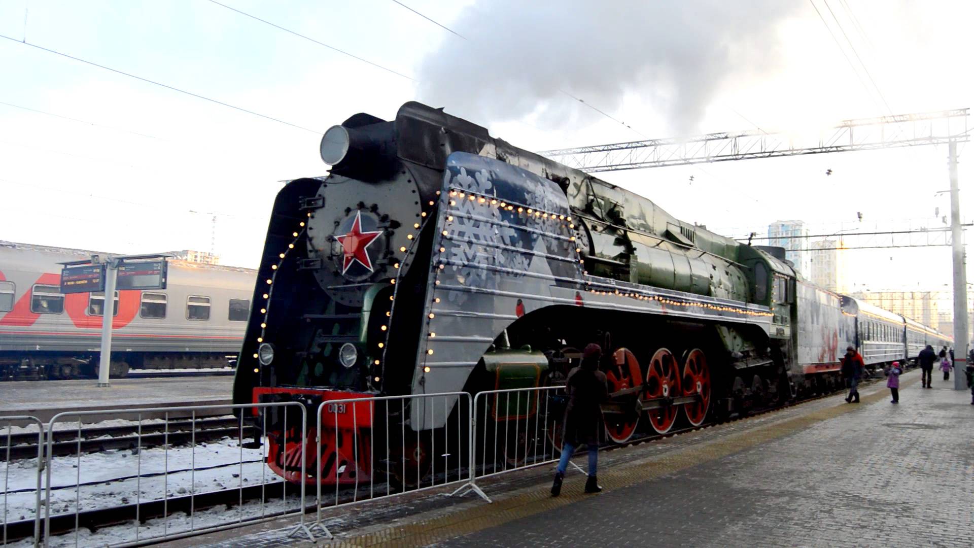 Поезд Деда Мороза в Екатеринбурге