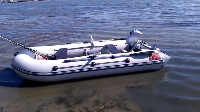 Лодка RUSH 3300 и мотор SHARMAX 3.5 смотреть онлайн