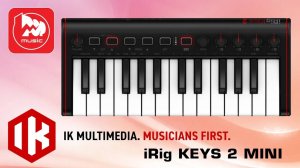 Миди-клавиатура IK Multimedia iRig KEYS 2 MINI. Контроллер с выходом под наушники