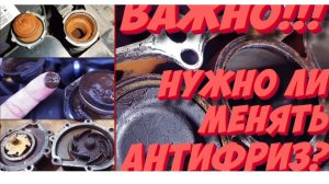 Нужно ли менять антифриз и как часто это делать? Это важно!!!