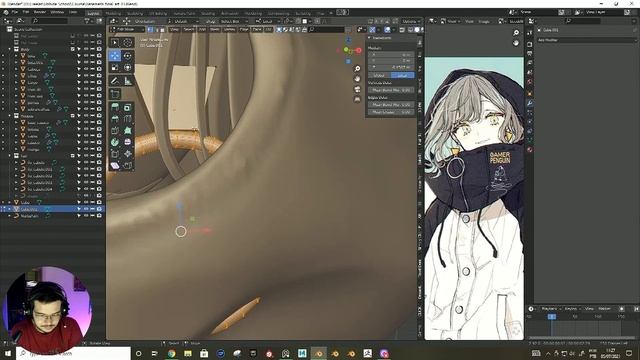 37 - Creating Hair and Hair Strands- Part 2 смотреть онлайн