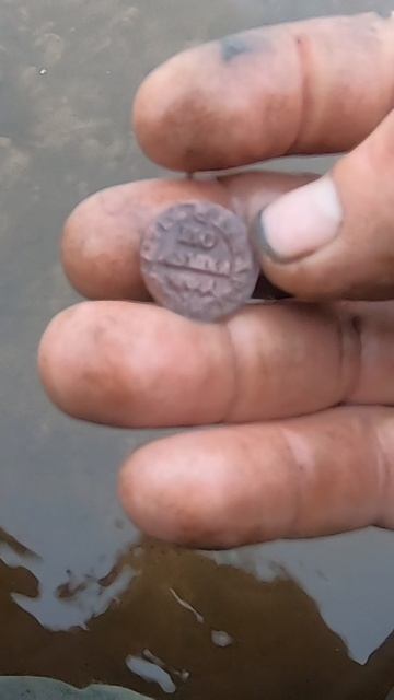 Петровская монета из воды
