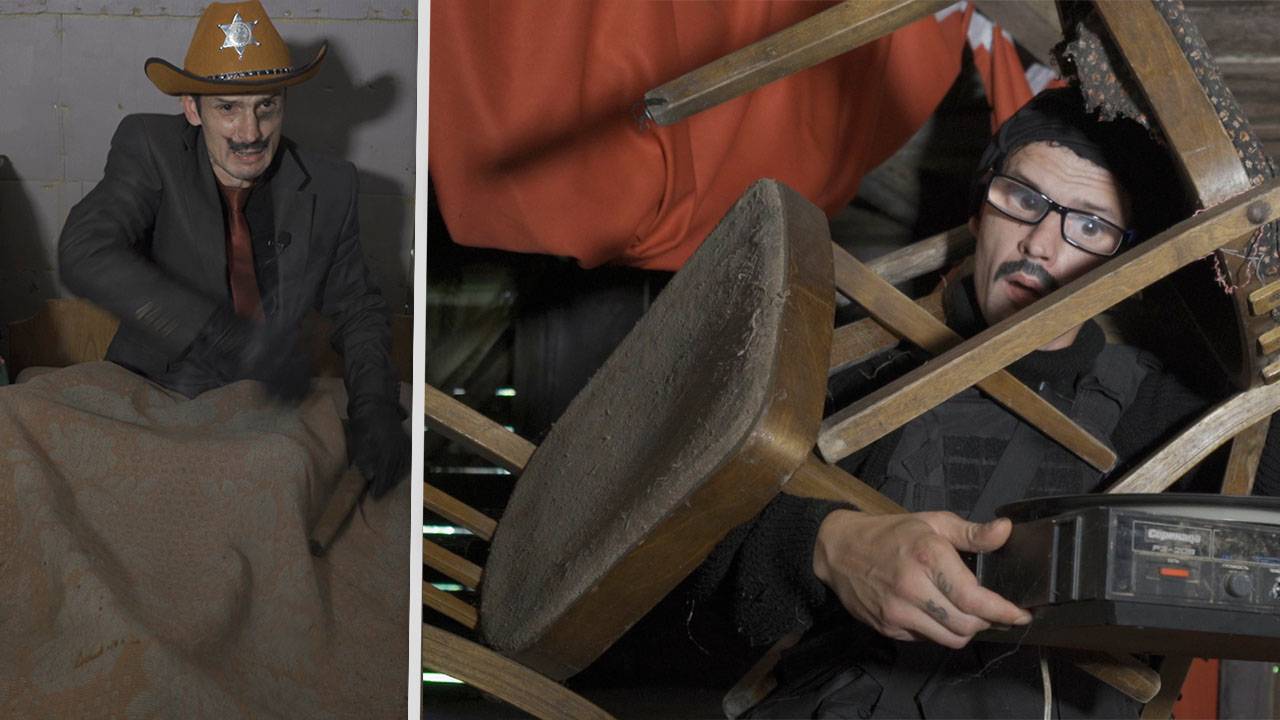 Палыч грабит ковбоя