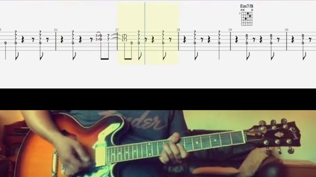 BB King-The Thrill Is Gone(guitar cover,tab) смотреть онлайн