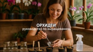 Как вырастить ОРХИДЕИ из СЕМЯН шаг за шагом 🌸