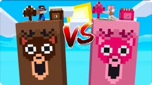 🤎ЧАНК ОЛЕНЯ vs 🧡ЧАНК ОЛЕНИХИ в майнкрафт!