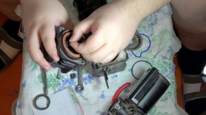 ремонт компрессора пневмоподвески туарег ч.2