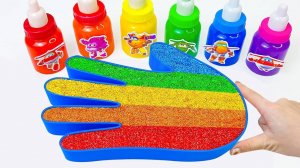 ИГРАЕМ В СЛАЙМЫ ЗАЛИВАЕМ В ФОРМУ РУКИ ВИДЕО ДЛЯ ДЕТЕЙ ДЕТСКИЙ КАНАЛ ИГРАЛКИ-ЗАЛИПАЛКИ