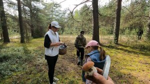 Поиски в лесу, ремонт гироскутера и сбор грибов: насыщенный день на природе