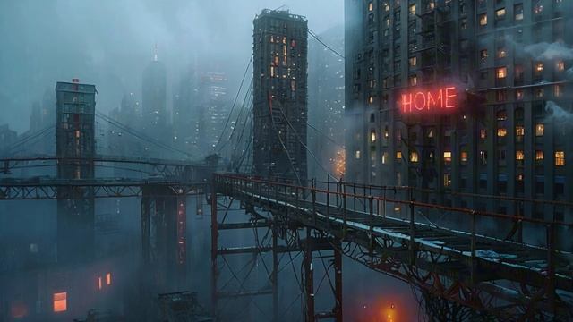 Hollow Neon - Dystopian Atmospheric Dark Ambient - Post Apocalyptic Ambient Journey смотреть онлайн