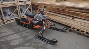 Мотобуксировщик СИГМА-4 (Ижтехмаш) на гусенице Буран (380х2878). Серийная партия.