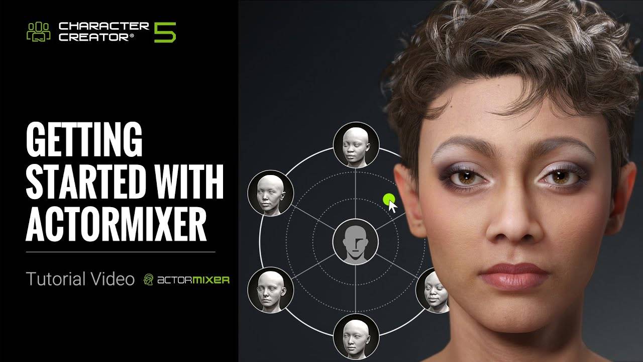 Начало работы с ActorMIXER | Быстрое создание персонажей в Character Creator 5 смотреть онлайн