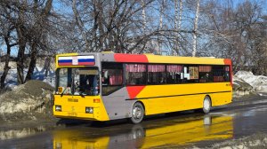 Автобус Mercedes-Benz O405 (АО 879 22). Покатушки по Барнаулу. / Ride on the Mercedes-Benz O405 bus