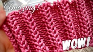 ХИТ ЭТОЙ ОСЕНИ! ❤️🔥 НОВЫЙ УЗОР С ВОЗДУШНЫМИ ДОРОЖКАМИ!