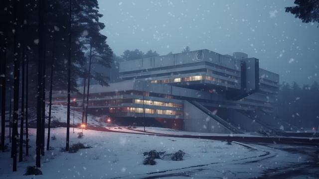 SCP Research Center - 3 Hour SCP Ambient With Blizzard Sounds