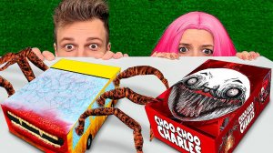 НЕ ОТКРЫВАЙ ЛЕГО НАБОР THOMAS.EXE vs CHOO CHOO CHARLES vs BUS EATER в 3 НОЧИ !!