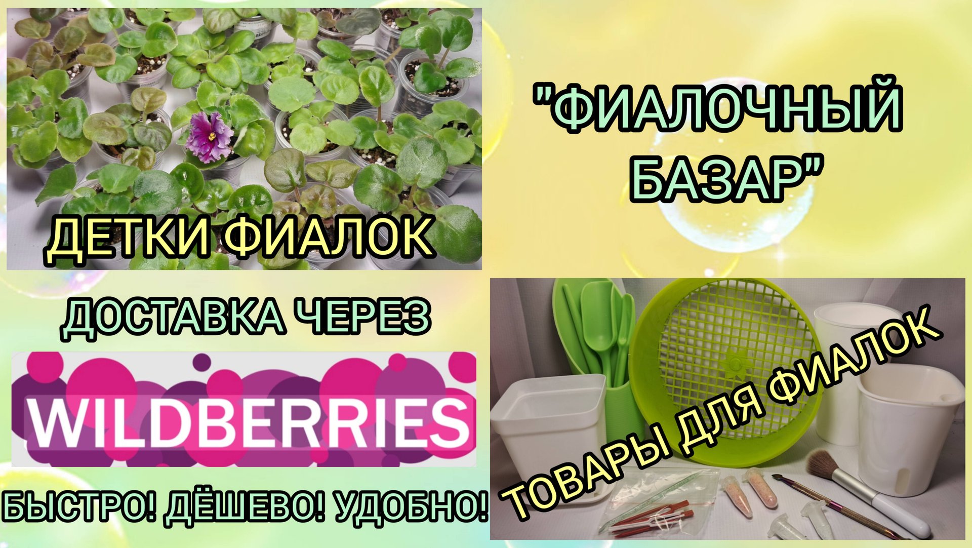 "ФИАЛОЧНЫЙ БАЗАР". смотреть онлайн