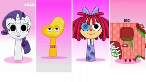 Sprunki C номером блока 1 встречается с 3, 5, 7 | Подборка Incredibox