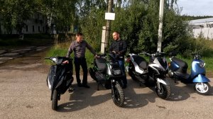 Размеры скутеров. Какой скутер быстрее. В какой скутер вмещается больше багажа. Какой скутер лучше.