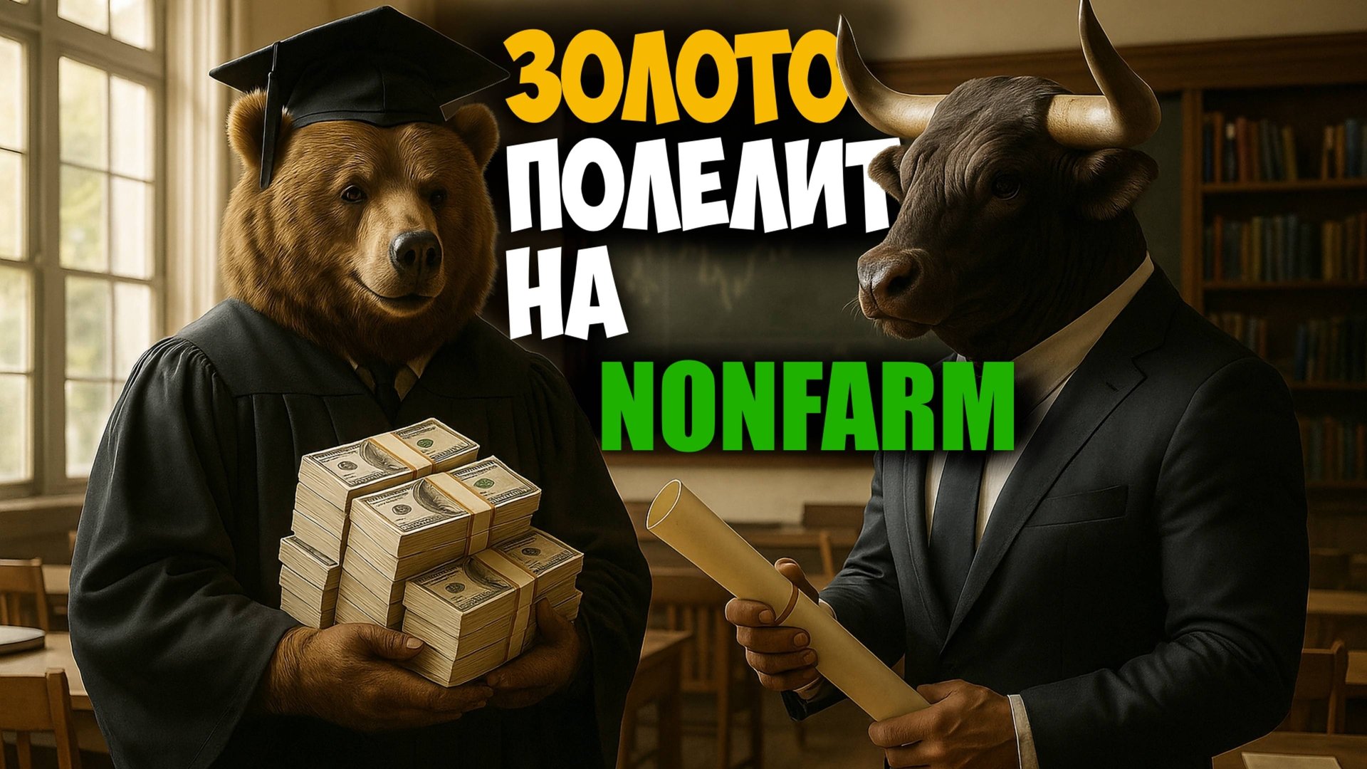 Доллар падает, золото растёт: Первый звонок для трейдера!