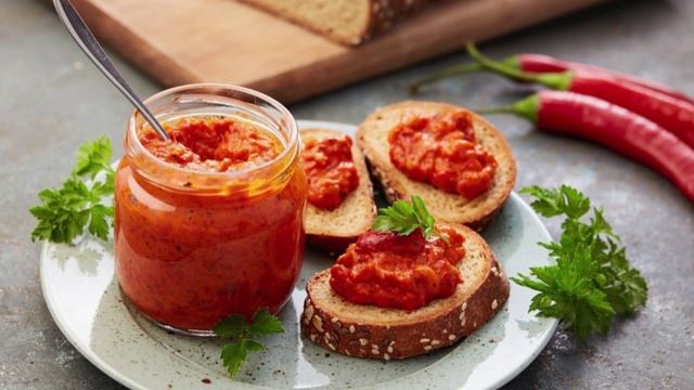 Айвар (балканская овощная икра) смотреть онлайн