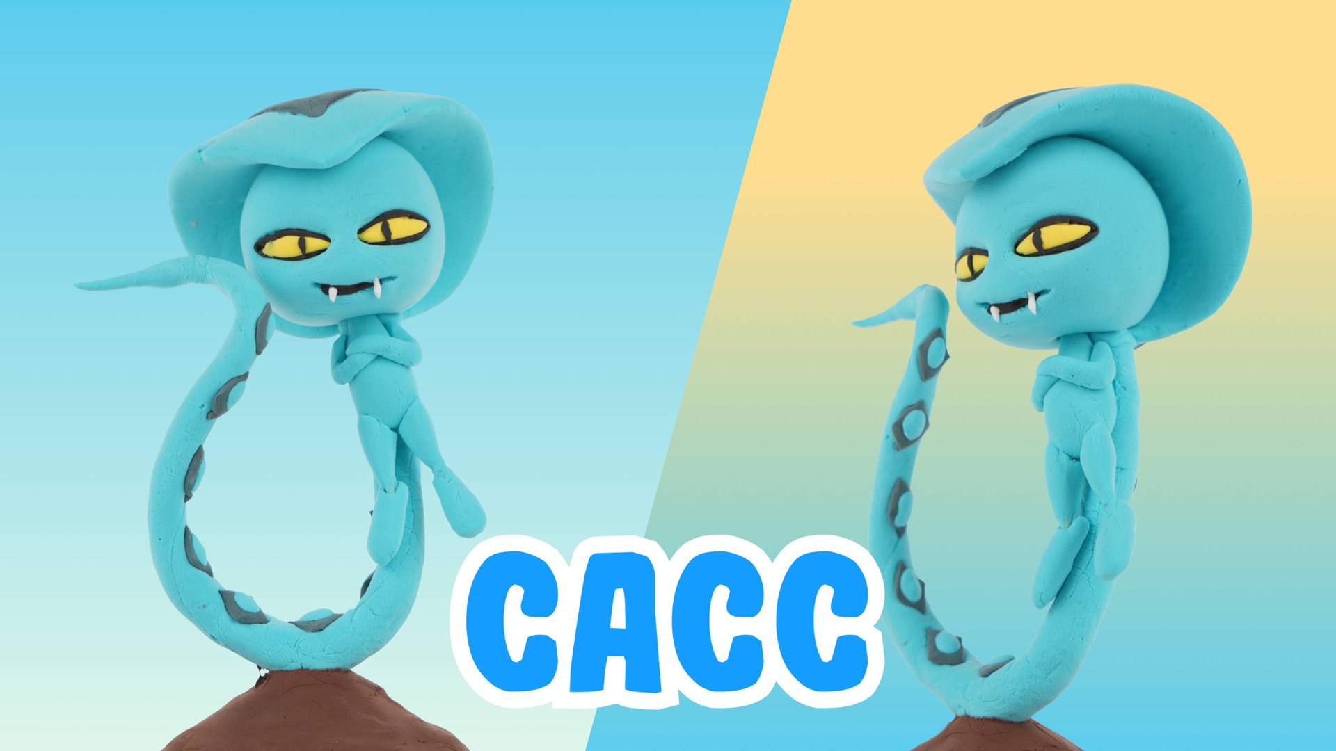 Слепили САССА из ВОЗДУШНОГО ПЛАСТИЛИНА! ЛЕДИ БАГ!🐍 смотреть онлайн