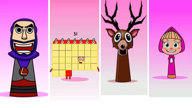 Sprunki OC с номерами блоков 30, 31, 32 | Подборка Incredibox смотреть онлайн