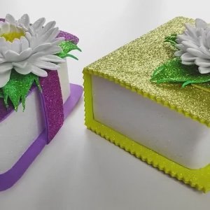 Как сделать красивую подарочную коробку своими руками 🎁😍