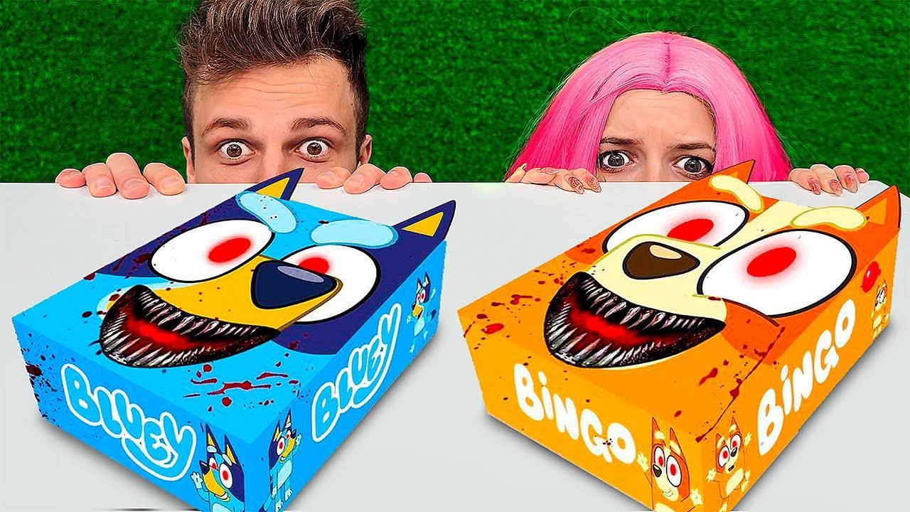 НЕ ОТКРЫВАЙ ЛЕГО НАБОР БЛУИ и БИНГО В 3 НОЧИ !! смотреть онлайн