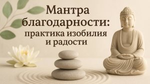 Мантра благодарности: практика изобилия и радости