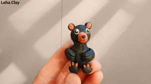 Как слепить Бурого Медведя из пластилина / Медведь из пластилина / Лепка Бурого Медведя