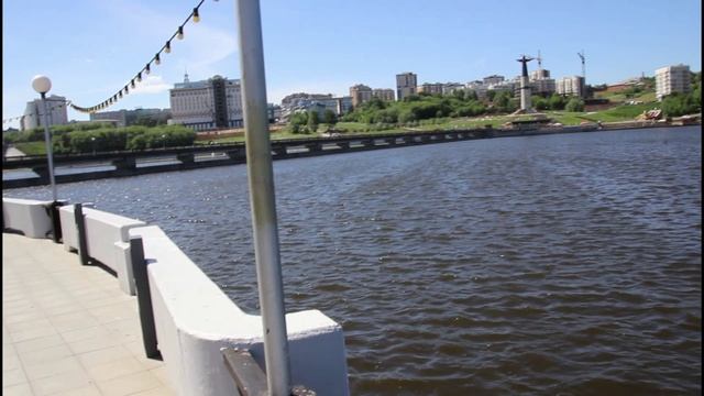 Круиз по Волге на теплоходе Константин Коротков. Чебоксарский залив. смотреть онлайн