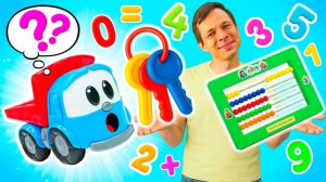 Грузовичок Лева учится считать! ✍️ Развивающий мультик для детей