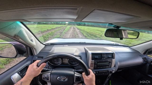Toyota Land Cruiser Prado J150 2010 4L. POV — Test Drive