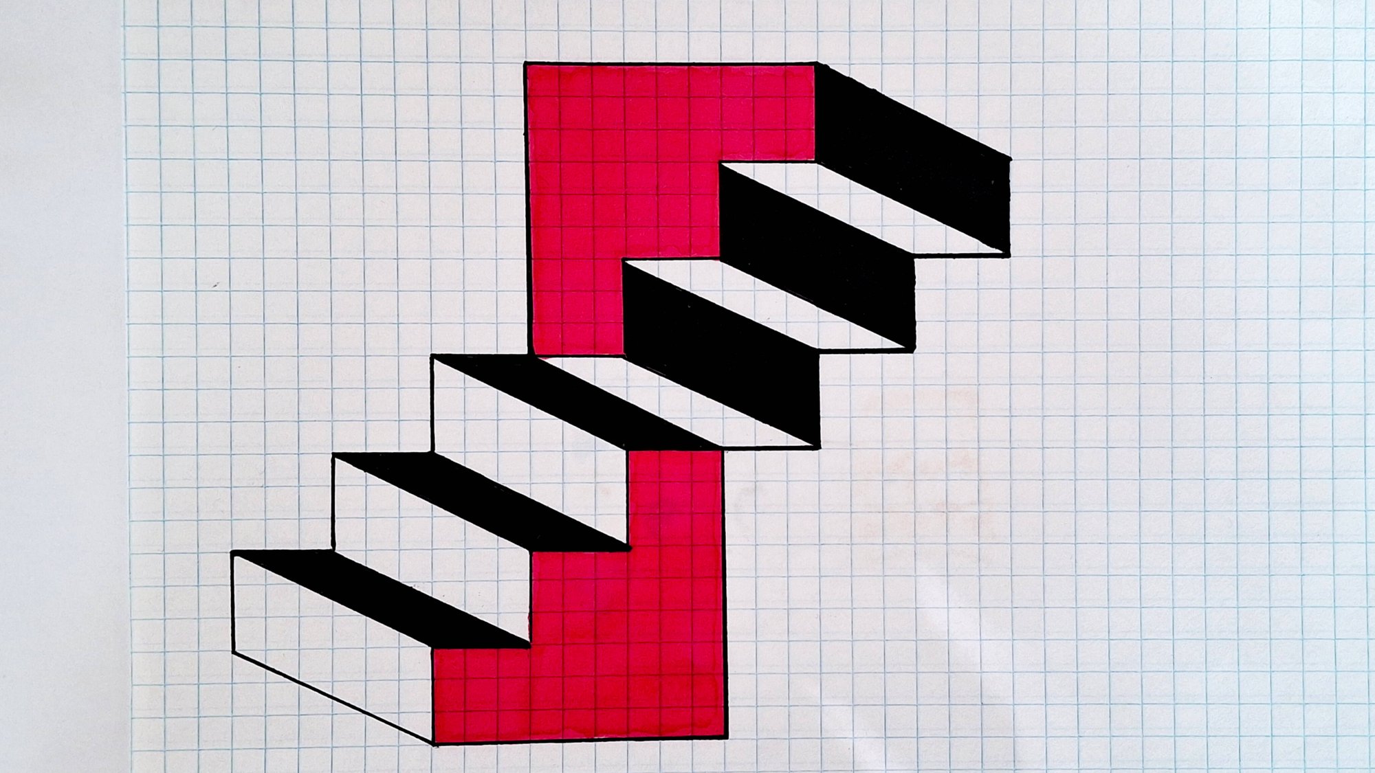 Рисуем 3D оптическую иллюзию