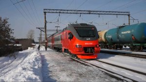 Электропоезд ЭП3Д-0085. Покатушки от Депо до Зудилово+ЭДТ. Первый рейс!