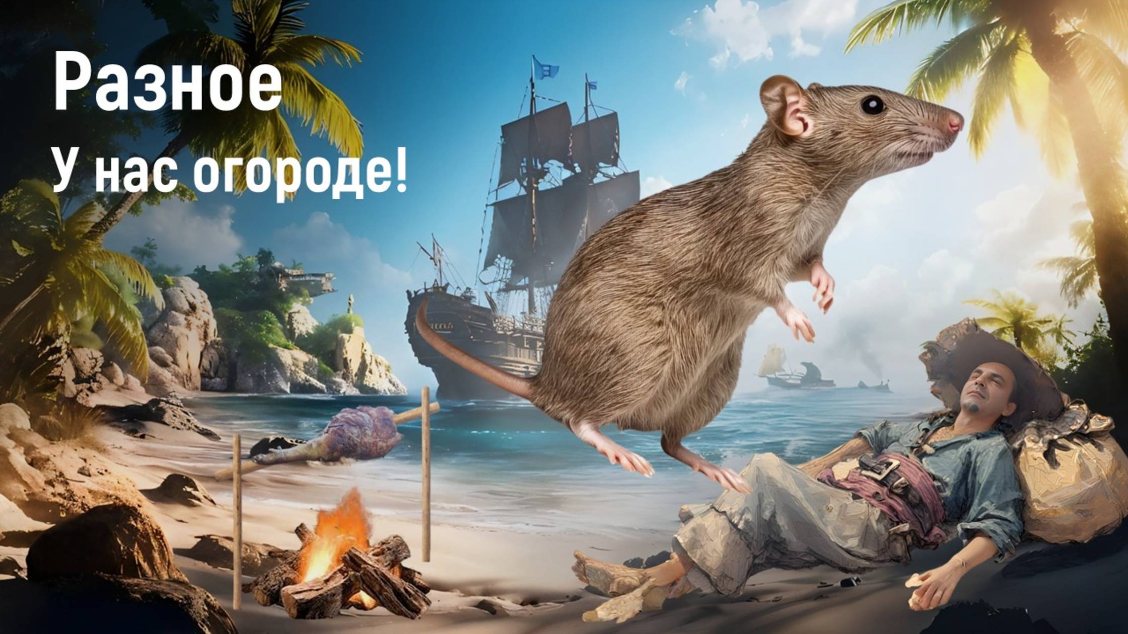 В нашем огороде - полевой грызун!