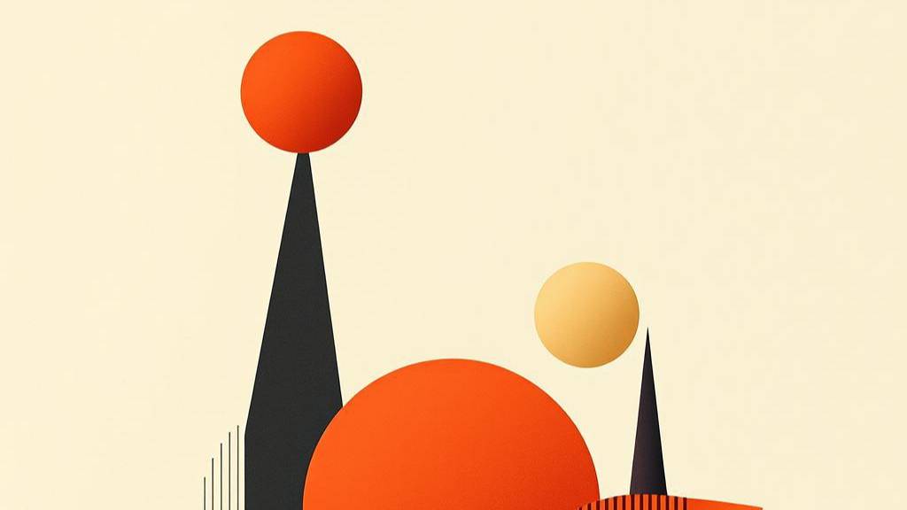 Композиция из геометрических фигур смотреть онлайн