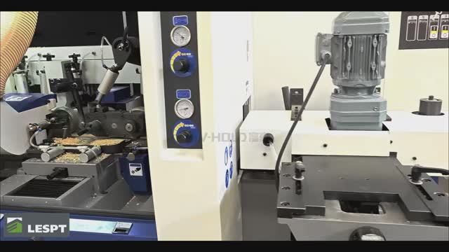 Четырехсторонний станок V-HOLD VH-M421AJ с механизмом подачи коротких заготовок