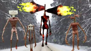 Посмотри на парад СИРЕНОГОЛОВЫХ монстров в Реальной Жизни