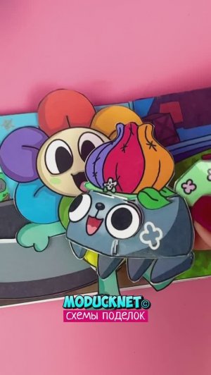 🌸 Делаем бумажного Денди для Пеббла из схем #модакнет #moducknet