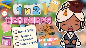 1 И 2 СЕНТЯБРЯ | БОЛЬШОЙ ВЛОГ🍁Milli toca _Toca boca_Toca life _Милли тока_тока бока_Милли Тока влог